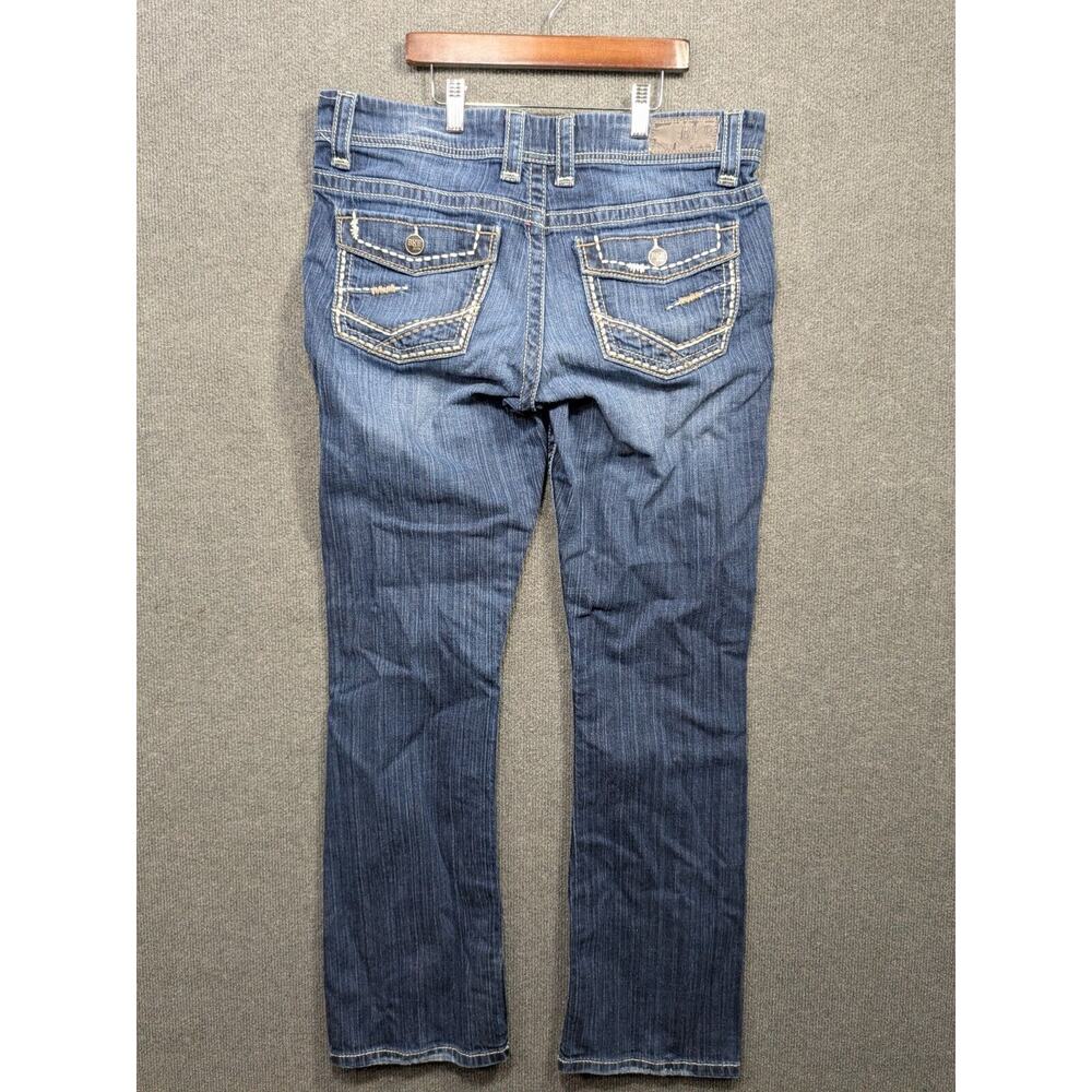 BKE Payton Jeans Womens 32 Long (34x32) Bootcut Stretch Flap Pocket Denim - Picture 6 of 13